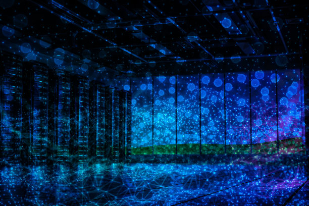 人工神经网络服务器背景图片下载