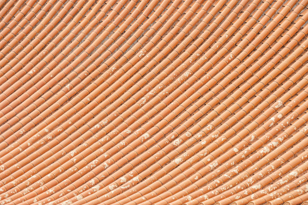 近距离观察美丽的传统寺庙屋顶图案。图片下载