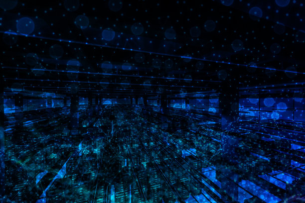 人工神经网络服务器背景图片下载