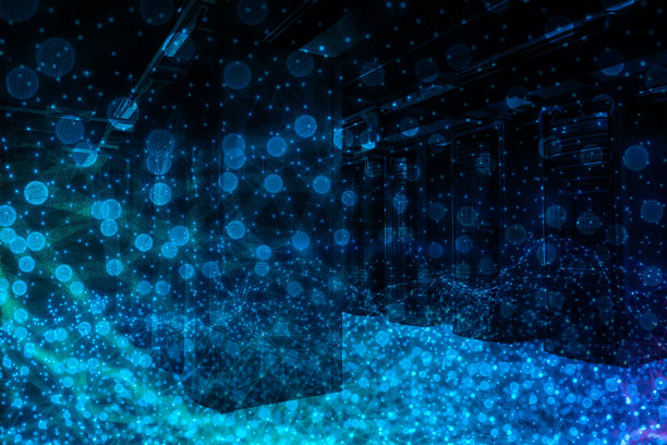 人工神经网络服务器背景图片下载