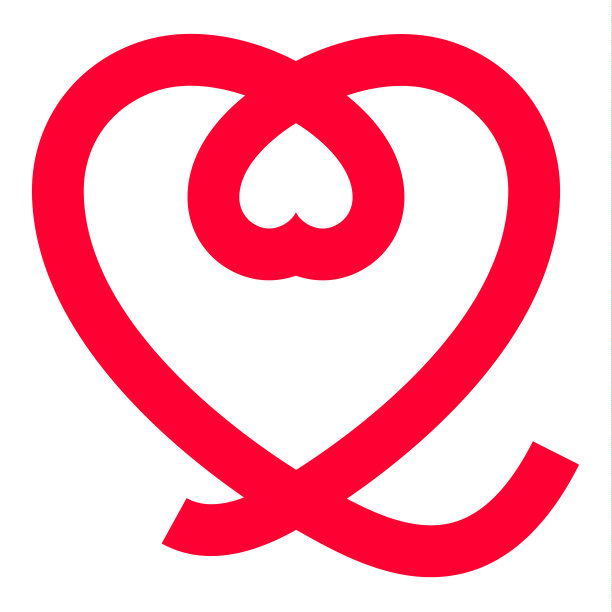 为庆祝而设计的爱情图标或情人节标志图片下载