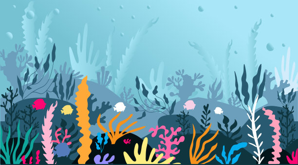 海藻landscape1素材图片