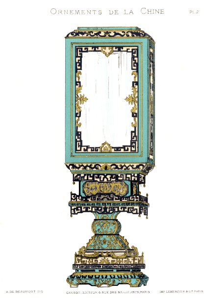 灯笼，来自中国装饰品1883年图片下载