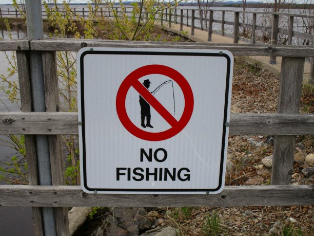 禁止钓鱼标志图片下载