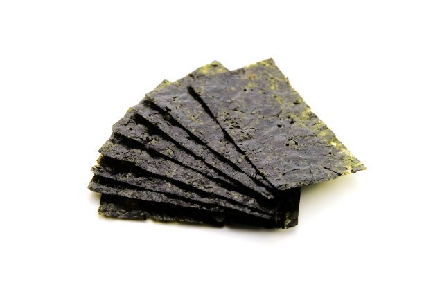 日本干紫菜。图片下载