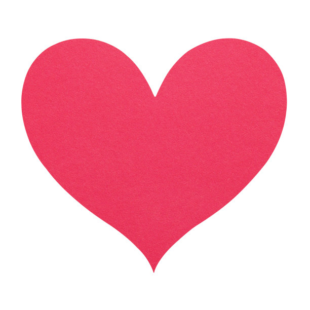 红纸的心图片下载