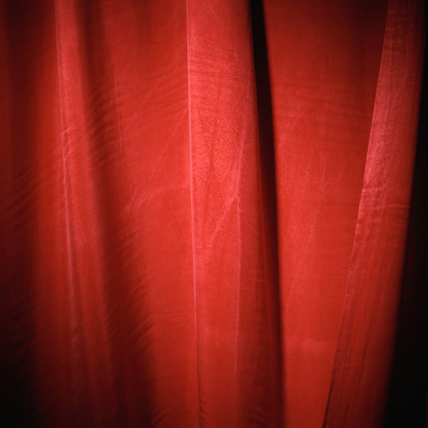 红棕色光面布料窗帘纹理背景图片下载