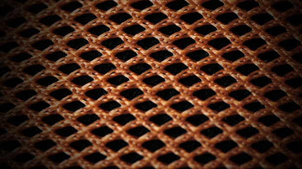 橙色网尼龙织物纹理背景设计。——图片图片下载