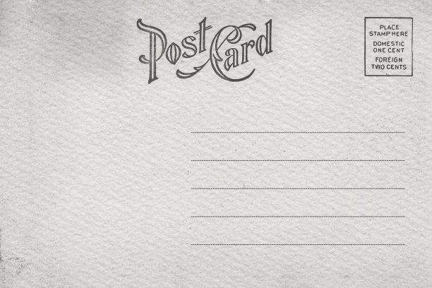 空白明信片的背面有脏斑图片下载