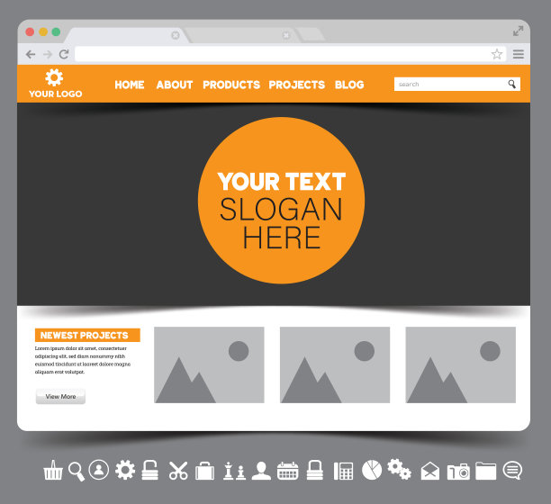 web浏览器模板图片下载