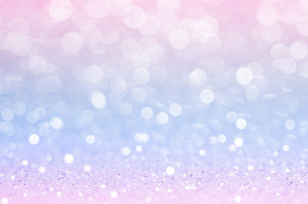 粉蓝、粉散、圈抽象灯光背景、粉金闪耀灯光、闪闪发光的情人节、妇女节或活动灯光浪漫的背景。模糊抽象的假日背景。图片下载