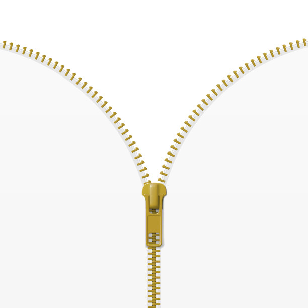 拉链锁半开图片下载