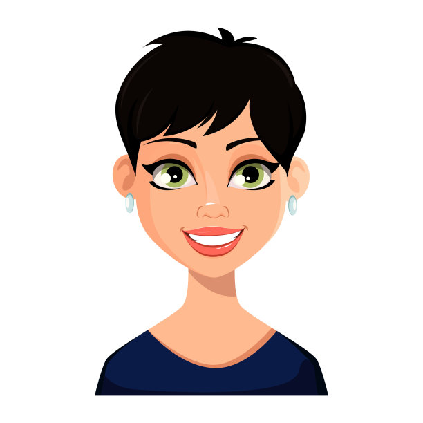 美丽女人的面部表情图片下载