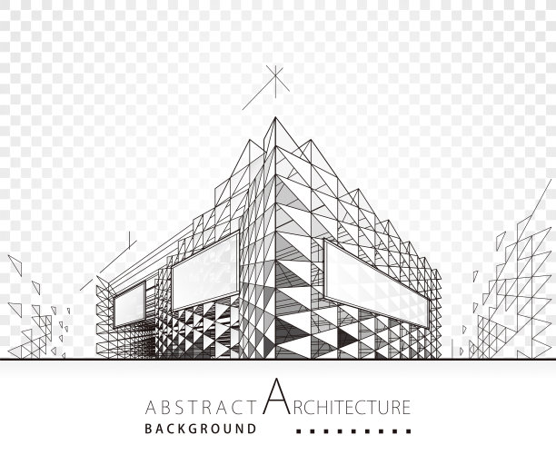 建筑抽象设计图片下载