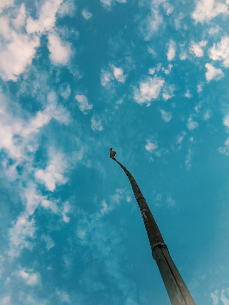 指向天空的极点图片下载