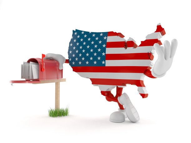 带邮箱的美国字符图片下载