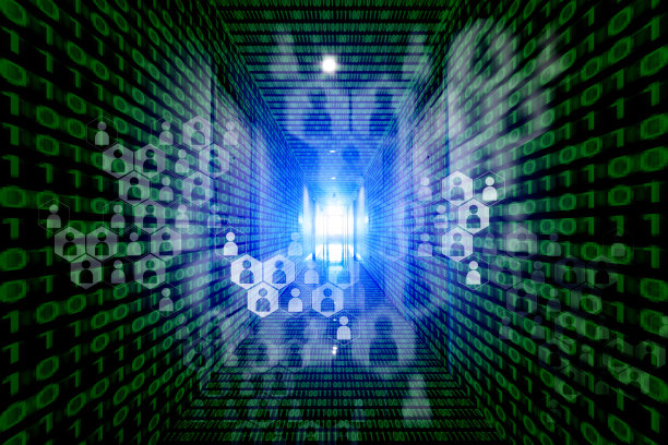 数字世界中有大量的人口资料。图片下载