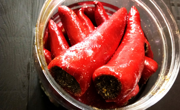 自制红辣椒泡菜也被称为Mirchi ka Achar图片下载