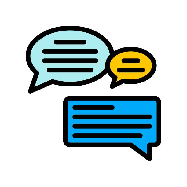 语音气泡矢量，数字营销填充图标可编辑笔触图片下载