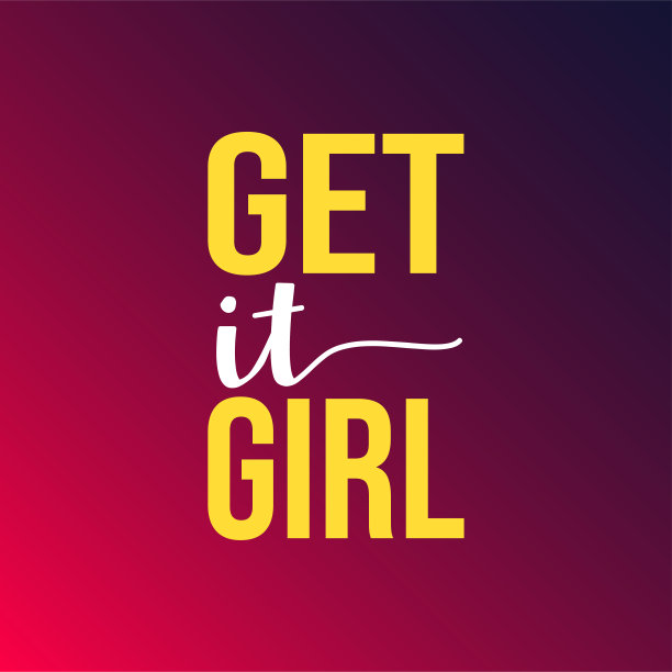 得到它的女孩。现代背景下的爱情名言图片下载