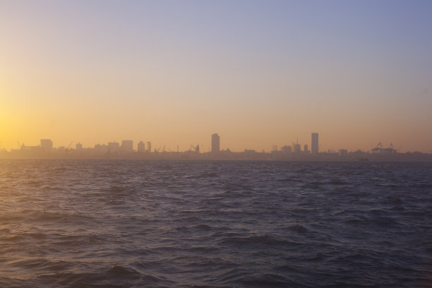 印度孟买的日落图片下载