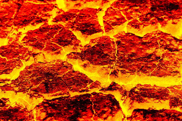 红色熔岩纹理背景图片下载