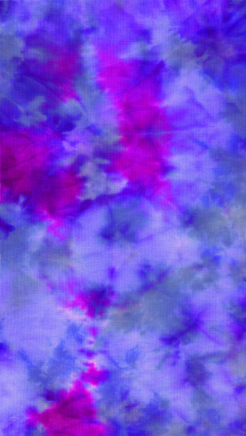 抽象的手绘蓝色织物背景与不规则的彩色斑点图片下载