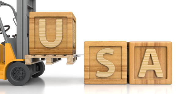 美国木块文本。三维渲染图片下载