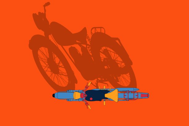 老式摩托车图片下载