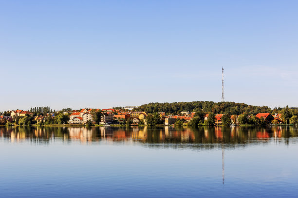 马苏里安湖区的Mragowo市图片下载
