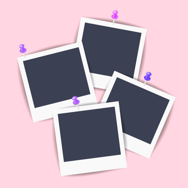 照片快照照片钉在墙上图片下载