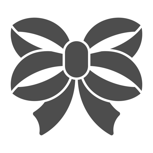 丝带蝴蝶结固体图标。双结弓矢量插图孤立在白色。系结字形风格的设计，设计为web和应用程序。Eps 10。图片下载