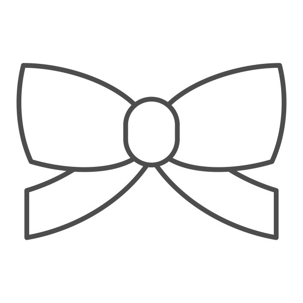 极简弓形细线图标。礼品装饰矢量插图孤立在白色。结轮廓风格设计，专为网页和应用程序。Eps 10。图片下载