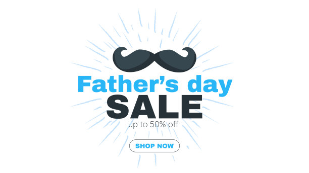 父亲节横幅促销模板图片下载