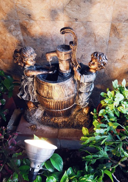 希腊的喷泉图片下载