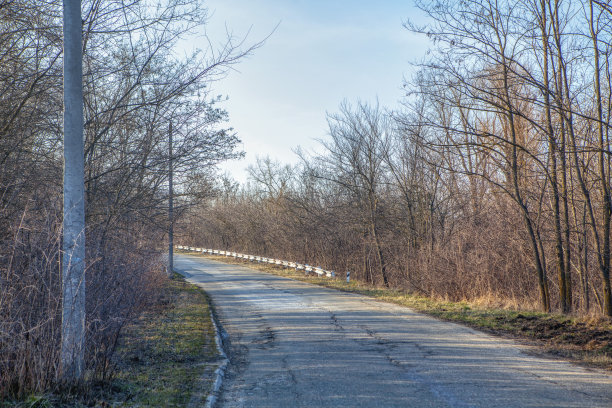 沥青蜿蜒的道路图片下载