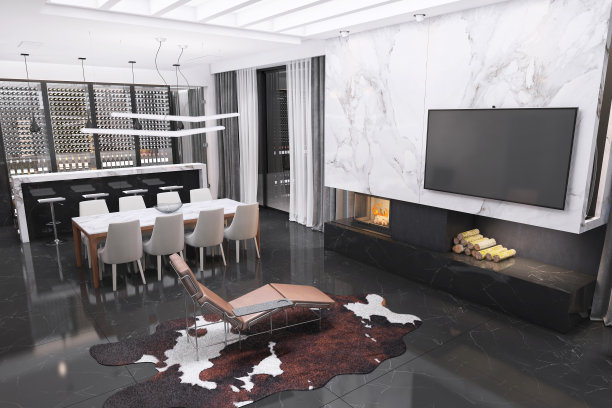 现代豪华别墅内饰图片下载