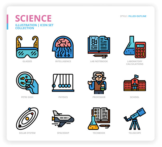 科学图标设置图片下载
