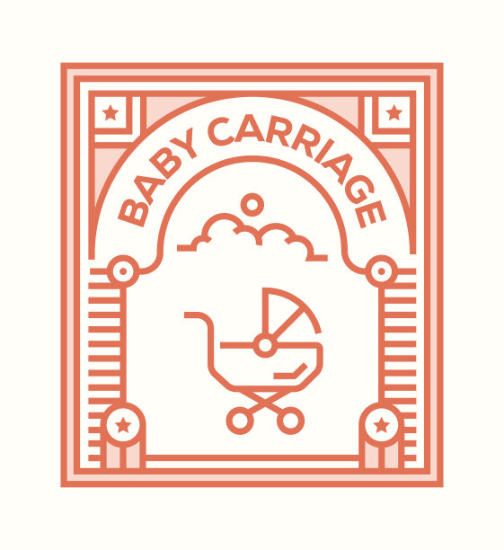 婴儿车图标概念图片下载