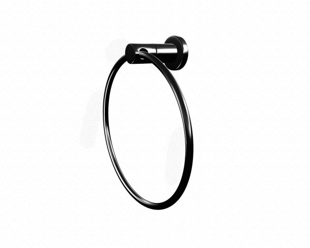 简单的圆形毛巾架图片下载