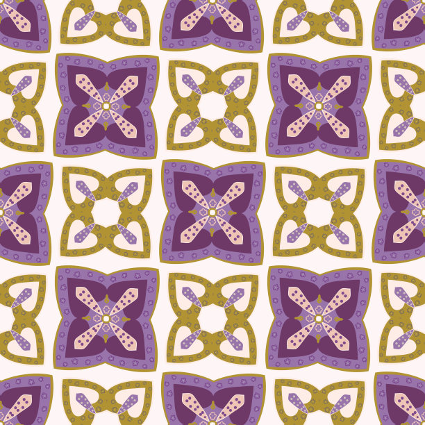 几何花被网格图案图片下载