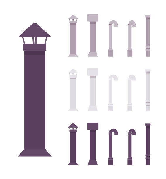 烟囱垂直结构图片下载