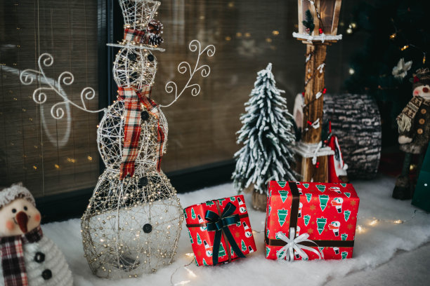 圣诞节和新年装饰图片下载