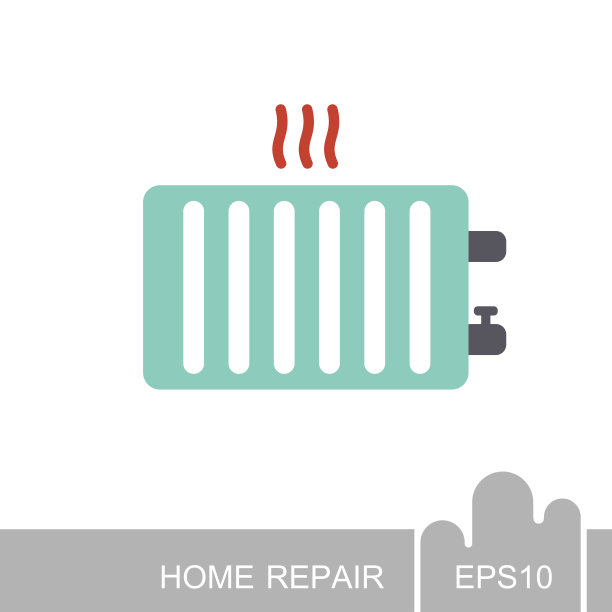 散热器、加热器线图标图片下载