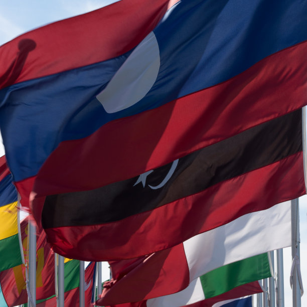 特写世界旗帜显示图片下载