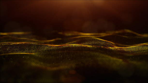 摘要金色数字粒子图片下载