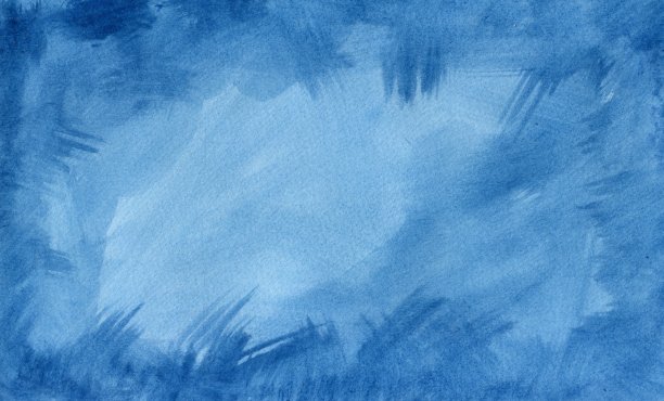 蓝色垃圾水彩画图案背景图片下载