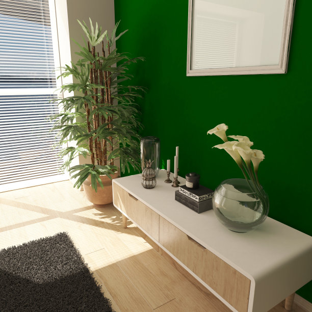 3D当代客厅室内和现代家具图片下载