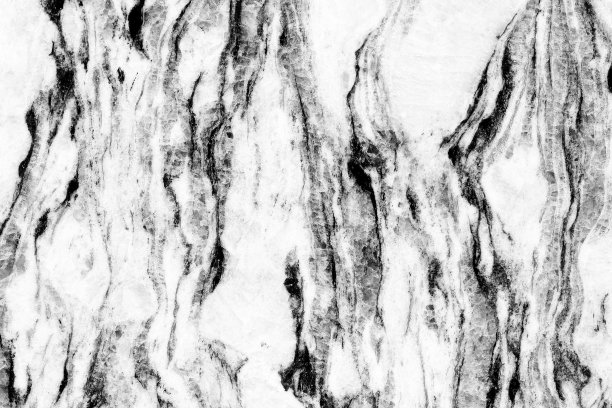 抽象的天然大理石纹理黑色和白色(灰色)为背景图片下载