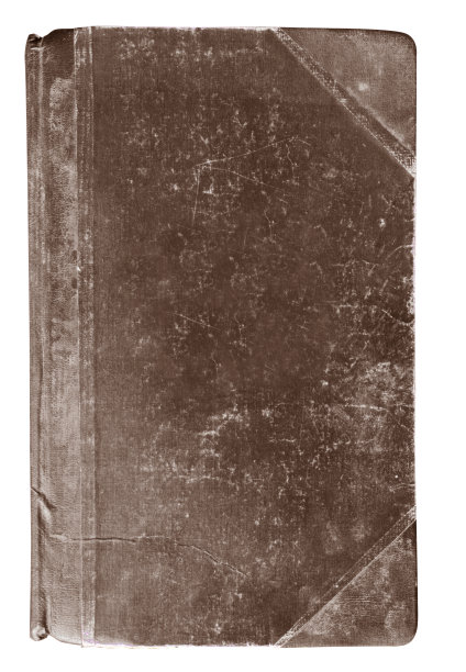 棕色皮革笔记本孤立在白色图片下载